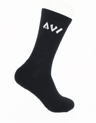 AVI Men Cushioned Crew Men'S Sock - Black