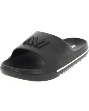 AVI Men Casual Slip-On Sliders Black