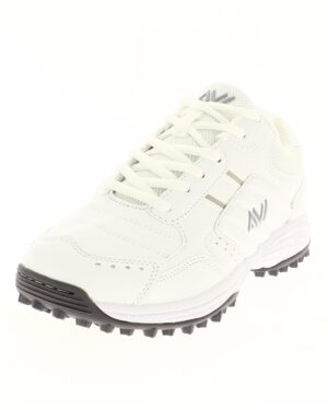 AVI Junior Cricket Lacing  Shoe Silver