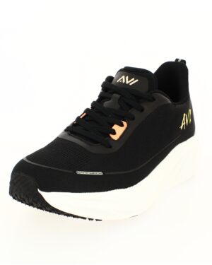 AVI Women Running Lacing Shoe Black