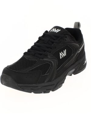 AVI Men Running Lacing Shoe Black
