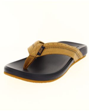 AVI Men Casual Two Strap Slipper Blue