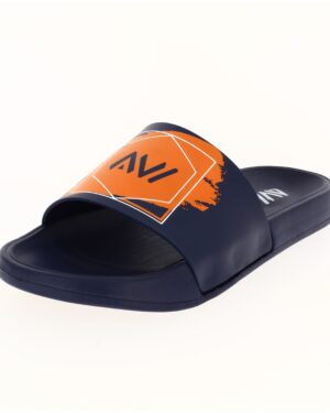 AVI Men Casual Slip-On Slider Blue