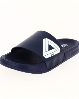 AVI Men Casual Slip-On Slider Blue