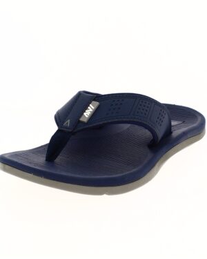 AVI Men Casual Two Strap Slipper Blue