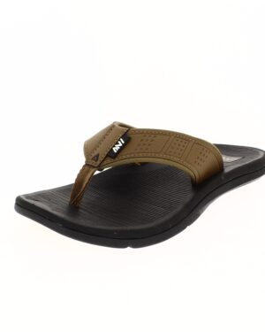 AVI Men Casual Two Strap Slipper Brown