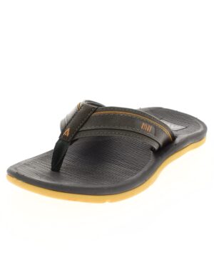 AVI Men Casual Two Strap Slipper Gray
