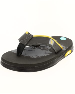 AVI Men Casual Two Strap Slipper Gray