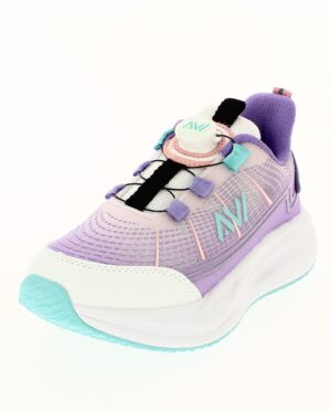 AVI Kids Unisex Running Lacing Shoe Purple