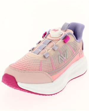 AVI Kids Unisex Running Lacing Shoe Pink