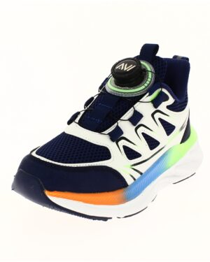AVI Kids Unisex Running Lacing Shoe Blue
