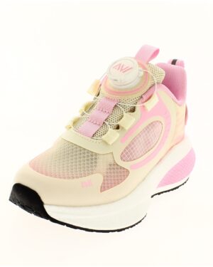 AVI Kids Unisex Running Lacing Shoe Pink