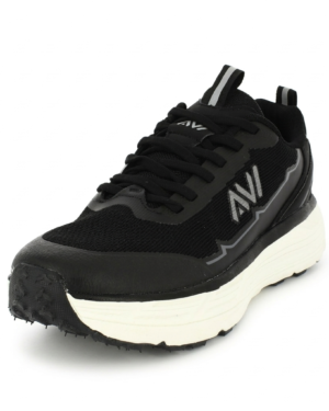 AVI Men Running Lacing Shoes Black