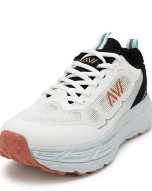 AVI Men Running Lacing Shoes White