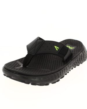 AVI   Men Casual  Slip-on Slippers BLACK