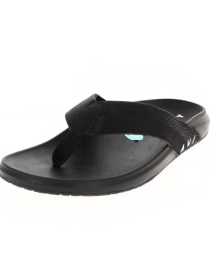 AVI   Men Casual  Slip-on Slippers BLACK