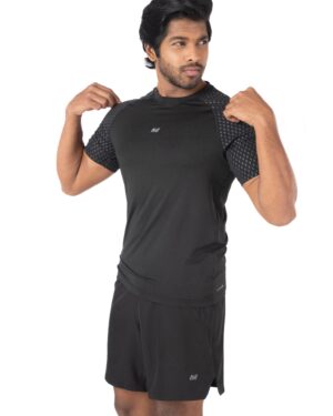 AVI Men Core Fit Tee Black