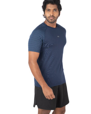 AVI Men Core Fit Tee Navy Blue