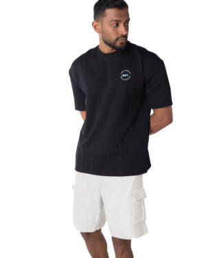 AVI Men Hushdrop Oversize Tee Black