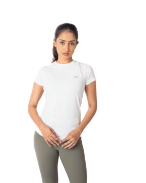 AVI Women Train Tech Tee White