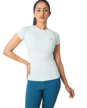 AVI Women Train Tech Tee Blue
