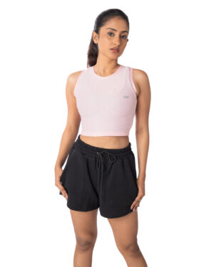 AVI Women Luxe Crop Top Pink