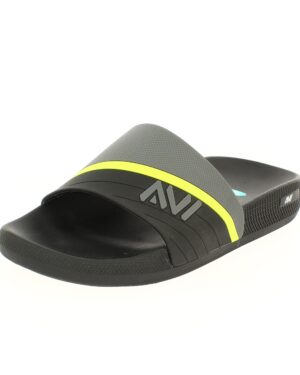 AVI   Men Casual  Slip-on SLIDERS BLACK